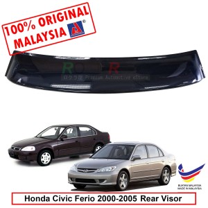 Honda Civic ES (7th Gen) 2000-2005 AG Rear Wing Spoiler Visor Windscreen Sun Shade (Big 20cm)